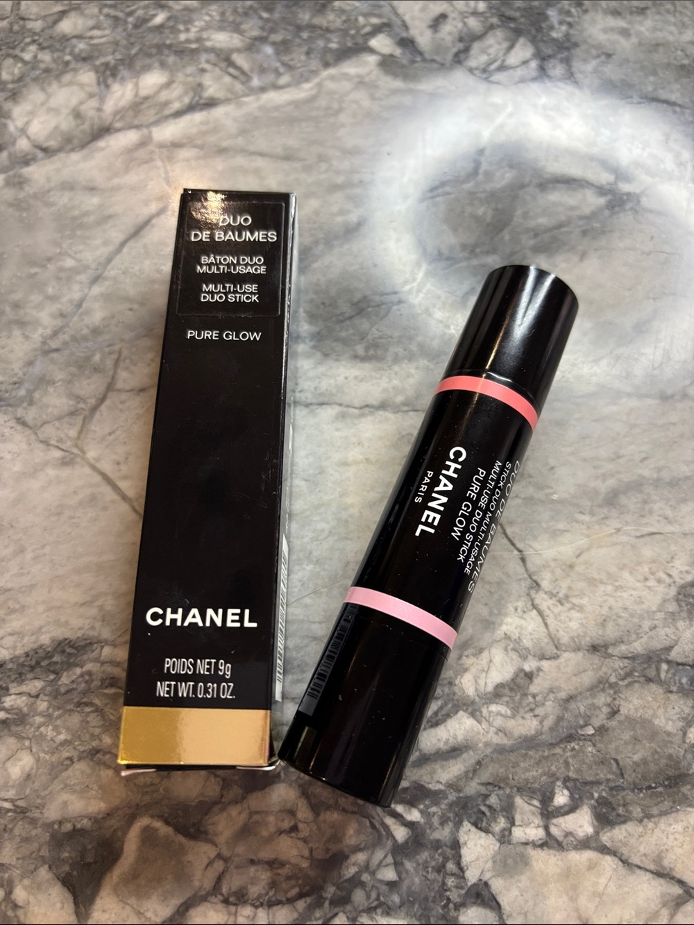 CHANEL Pure Glow Duo Stick Balm — Pink